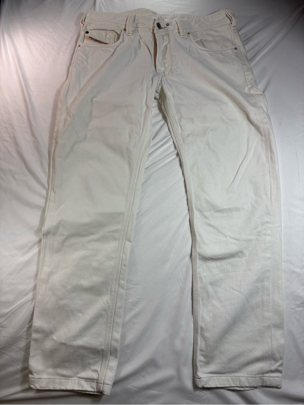 Diesel yarik white denim pants men’s size w31 L32